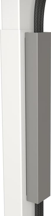 Produktbild equip magnet.Kabelführung 35cm für Untertischmontage grau (Kabeldurchlass, 5 cm)