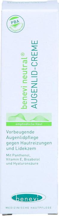 Produktbild Benevi NEUTRAL Augenlid-Creme, 15 ml Creme (15 ml, Tag)