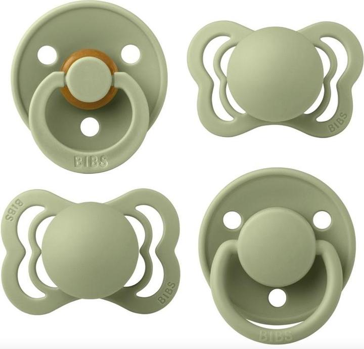 Actual product image Bibs Try-It Collection soother, Sage (4 x, up to 6 M.)