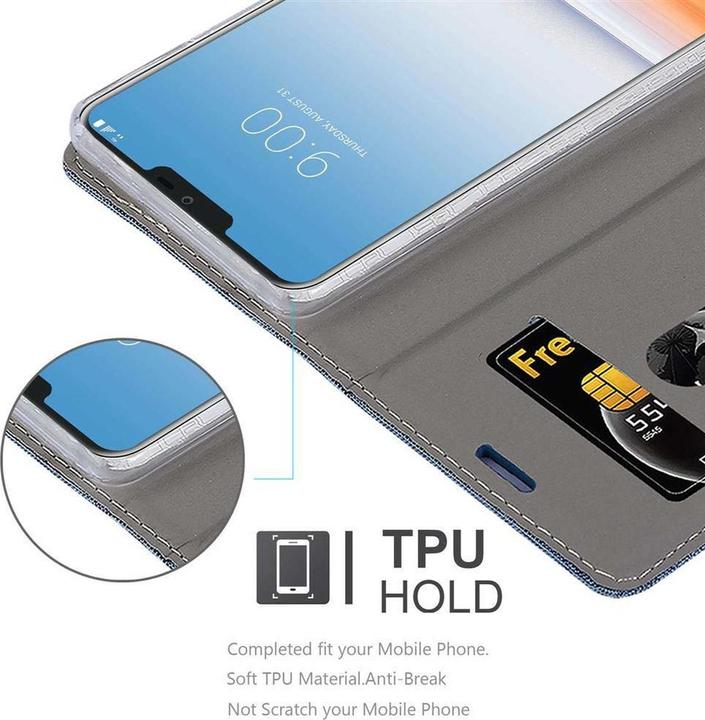 Produktbild Cadorabo Book Jeans Optik Cover (LG V20)