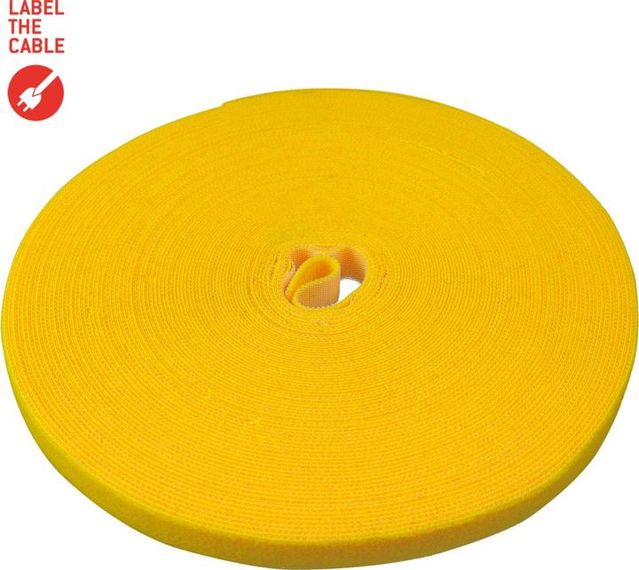 Actual product image Label-the-cable LTC ROLL double-sided hook and loop tape roll (16 mm)