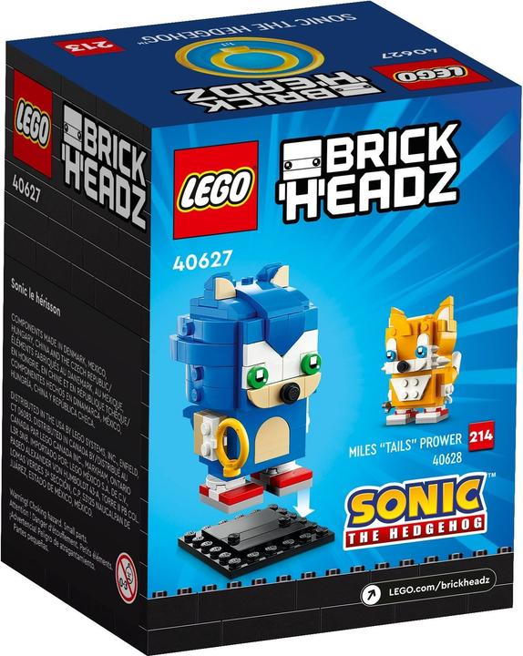 Produktbild LEGO Sonic the Hedgehog (40627, LEGO Brickheadz)