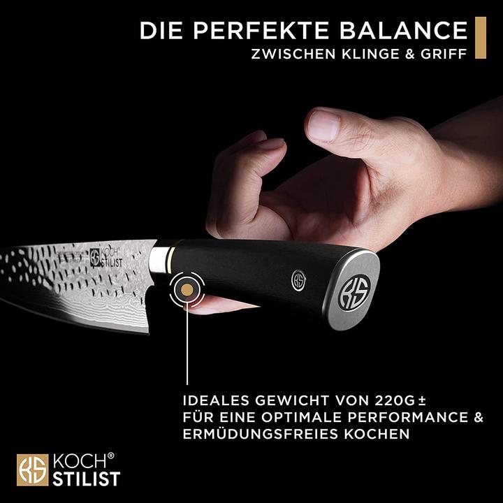 Immagine prodotto Kochstilist by Kris Wu Coltello Damasco Premium 20 cm (20 cm)