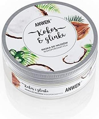 Image du produit Anwen Masque à la noix de coco et à l'argile pour les cheveux à faible porosité 200ml (200 ml)