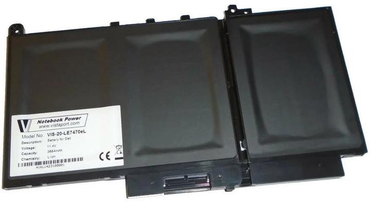 Produktbild Vistaport Akku für DELL Latitude E7470 (3 Zellen, 3684 mAh)