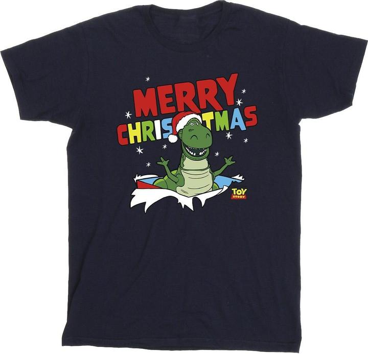 Disney Toy Story Rex Christmas Burst TShirt Jungen