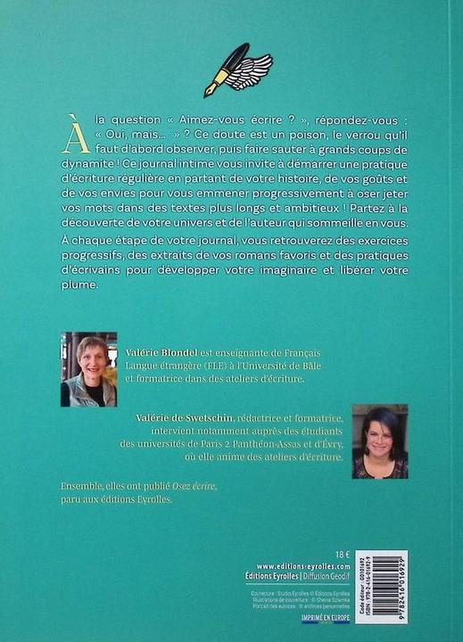 Produktbild Eyrolles Mon Journal D Ecriture Creative: Exercices, Rituels et Secrets D (Französisch, Blondel Valerie, Swetschin Valerie de, 2025)