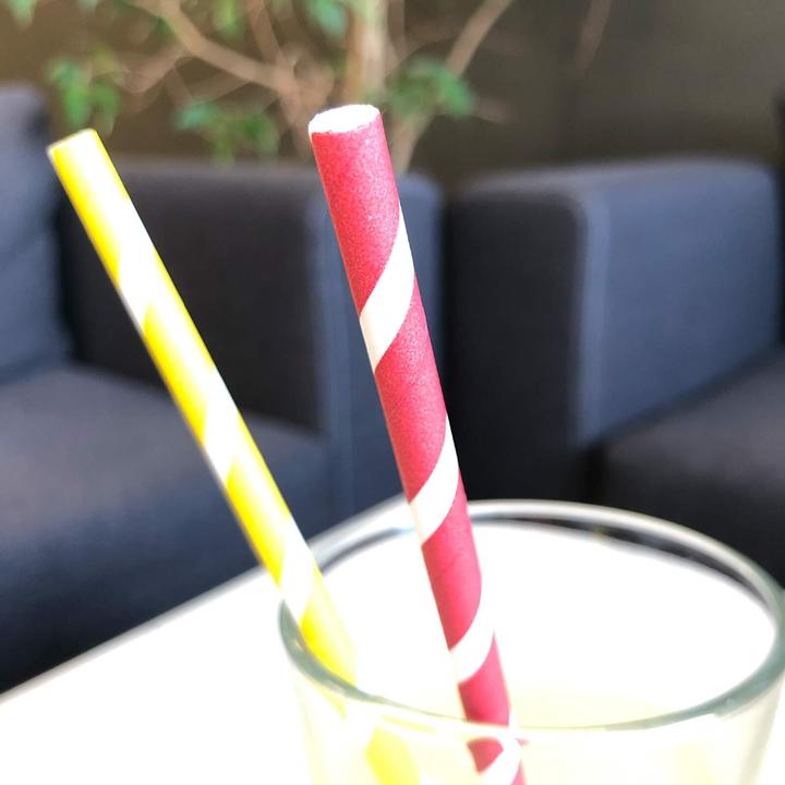 Actual product image Luxentu Paper drinking straws Jumbo (100 x)