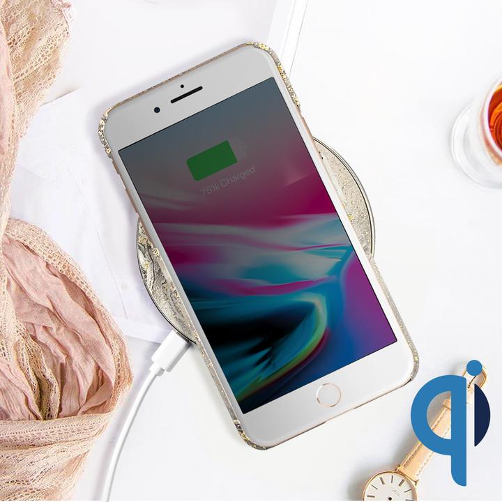 Actual product image iDeal Of Sweden Sparkle Greige Marble (Apple iPhone SE (2nd Gen), Apple iPhone 6s, Apple iPhone 8, Apple iPhone 6, Apple iPhone 7)