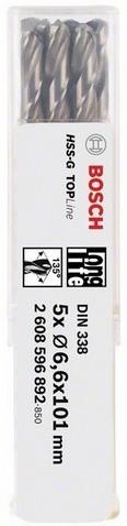 Produktbild Bosch Professional Zubehör PRO Stainless Steel HSS-Co Spiralbohrer-Set, 6-tlg. (2 - 8 Millimeter)