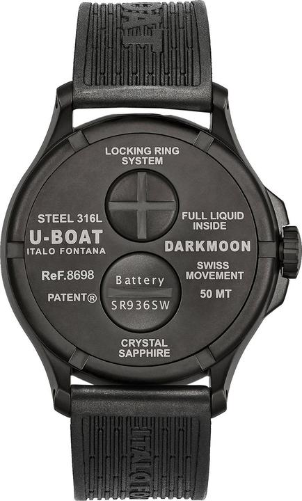 U-Boat 8698/B Darkmoon Green IPB Soleil 44mm 5ATM (Swiss Made, 44 mm)