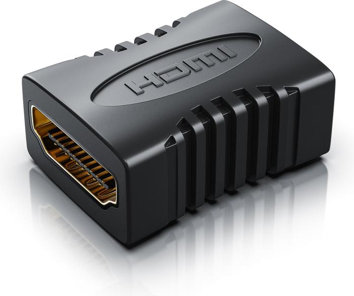 CSL Adaptateur HDMI, Full HD - Extension - coupleur, HDMI femelle à HDMI femelle (HDMI, 4.50 cm)