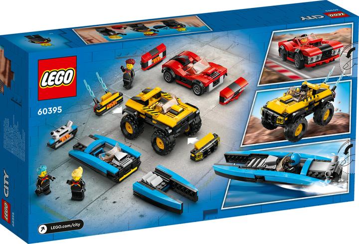 Produktbild LEGO City Rennfahrzeuge Kombiset (60395, LEGO City)