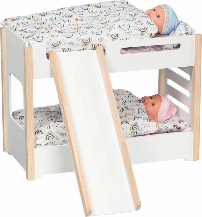 Produktbild Goki Puppen-Etagenbett mit Rutsche (ohne Puppen & Bettzeug)