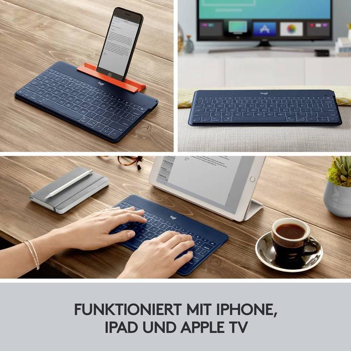 Image du produit Logitech Keys-To-Go (DE, iPad, iPhone, Apple TV)