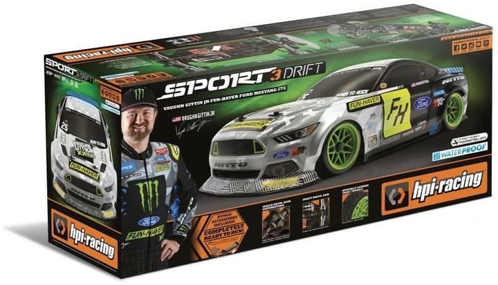 Actual product image HPI VGJR Ford Mustang RC Model Car Electric Street Model RtR GHz (RTR Ready-to-Run)