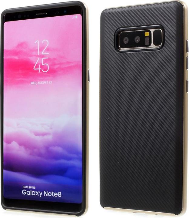 Produktbild König Design Handyhülle für Samsung Galaxy S8 Plus Schutzcase Backcover Bumper Etuis Gold (Samsung Galaxy S8+)