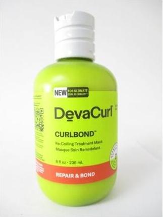 DevaCurl Curlbond Re-Coiling Treatment Mask 8 oz (1000 ml, Shampoing liquide)