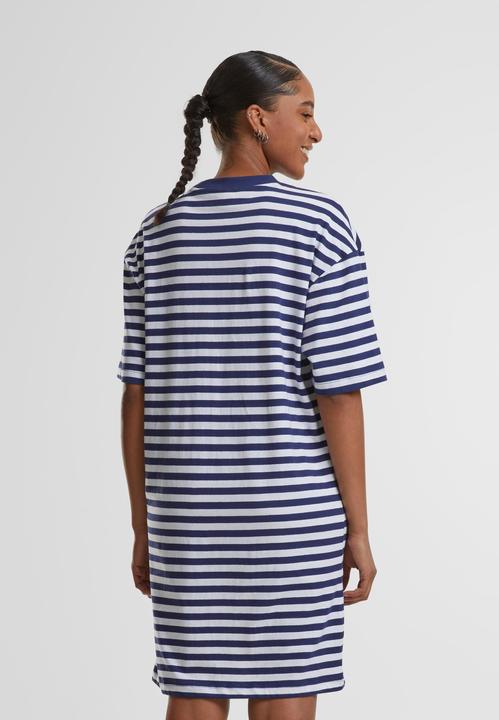 Actual product image Urban Classics Ladies Oversized Striped Tee Dress - 142655 (M)