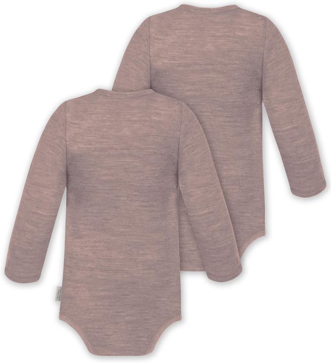 Produktbild Normani 2er Pack Baby Merino Body Langarm „Auckland" - 9369 (80)