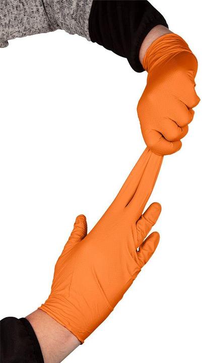 Actual product image Neo Gloves nitrilowe, orange, 50 pcs, size M (M)