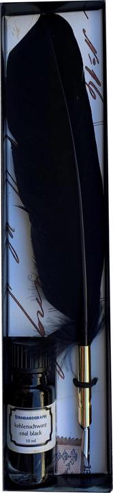 Produktbild Kalligraphie-set Gänsefeder (Schwarz, 1 x)