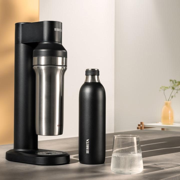 Produktbild Brita sodaTRIO Edelstahlflasche