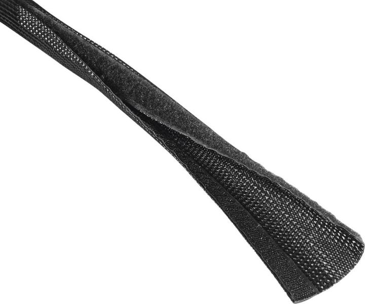 Image du produit Hama Tuyau de câble en tissu flexible, universel, 20 - 40 mm, 1,8 m, noir (Gaines pour câbles, 180 cm)