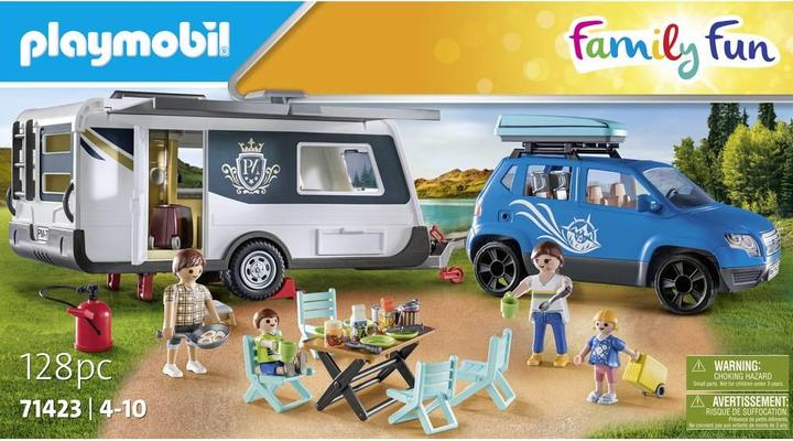 Produktbild Playmobil Wohnwagen mit Auto (71423, Playmobil Family Fun)