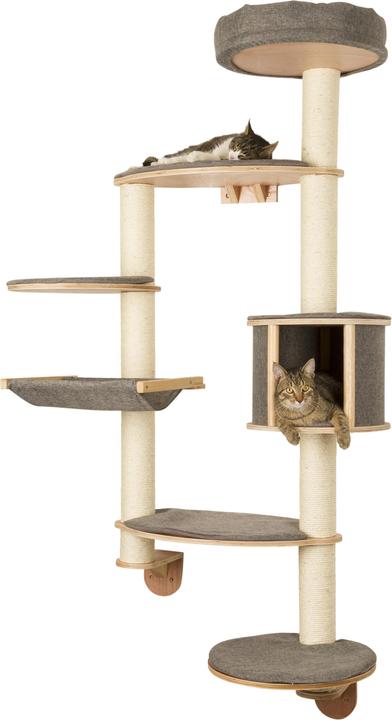 Actual product image Kerbl Wall scratching post Dolomit XL Tofana (185 cm, Grey)