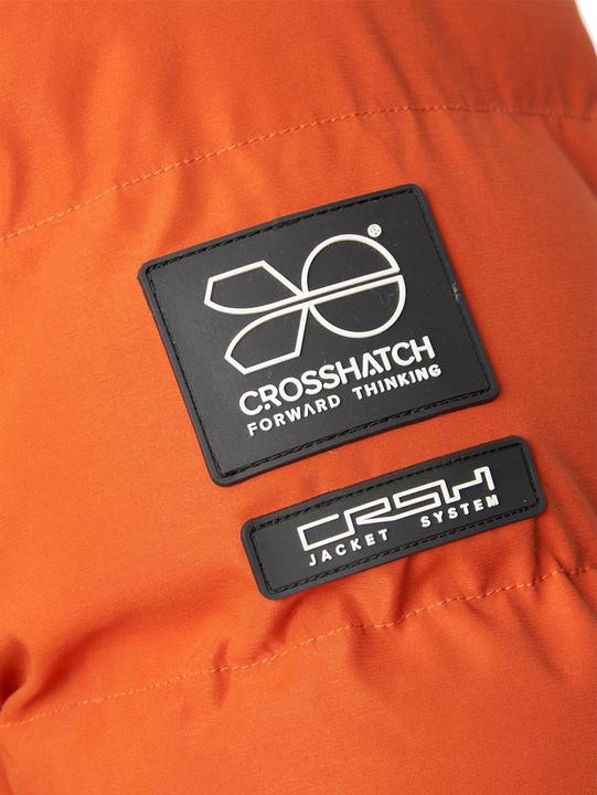 Actual product image Crosshatch Mens Tenthley Embossed Padded Jacket (XL)