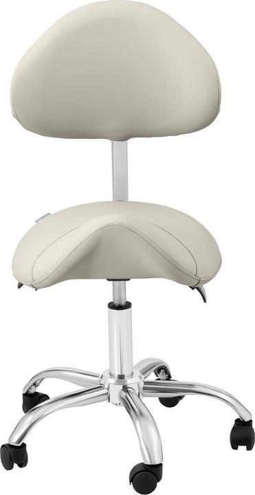 Actual product image Physa Saddle Chair - height-adjustable backrest and seat height - 55 - 69 cm - 150 kg - Grey, Silver