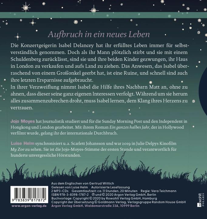 Produktbild Der Klang des Herzens (Jojo Moyes, Luise Helm, Gertrud Wittich, Deutsch)