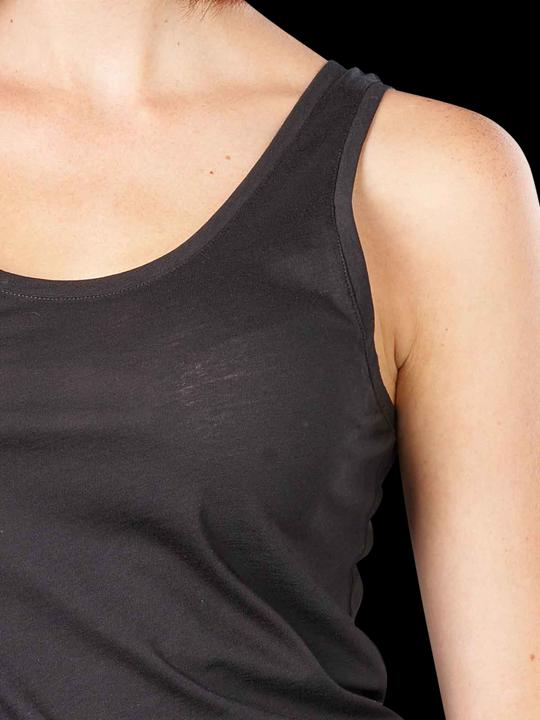 Actual product image Armedangels Sleeveless Belisaa Top Round Neck Black (XXL)