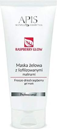 Apis Natural Cosmetics Apis - Raspberry Glow Gel Gel Gel Mask Made Of Freeze-Dried Raspberries 200Ml (200 ml)