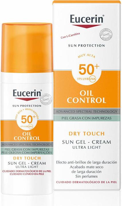 Immagine prodotto Eucerin Crema solare Oil Control (Crema solare, SPF 50+, 50 ml)