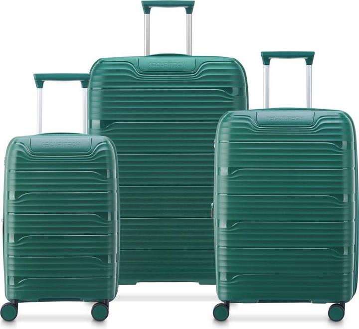 Image du produit Delsey Securitech von Paris - Lugcase Set Dune - 3 -Stück - Handgepäck 48L + Rampand 94L und 133L - (44 l, Bagage à main (jusqu'à 50l))