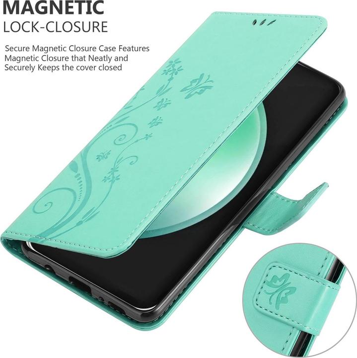 Image du produit Cadorabo Coque pour Samsung Galaxy S24 FE pour Fleur Book (Samsung Galaxy S24 FE)