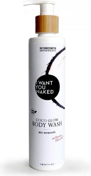 Produktbild I want you naked IWYN - Body Wash – Coco Glow - Duschgel - Bio Kokosoel und Tangerine (250 ml)