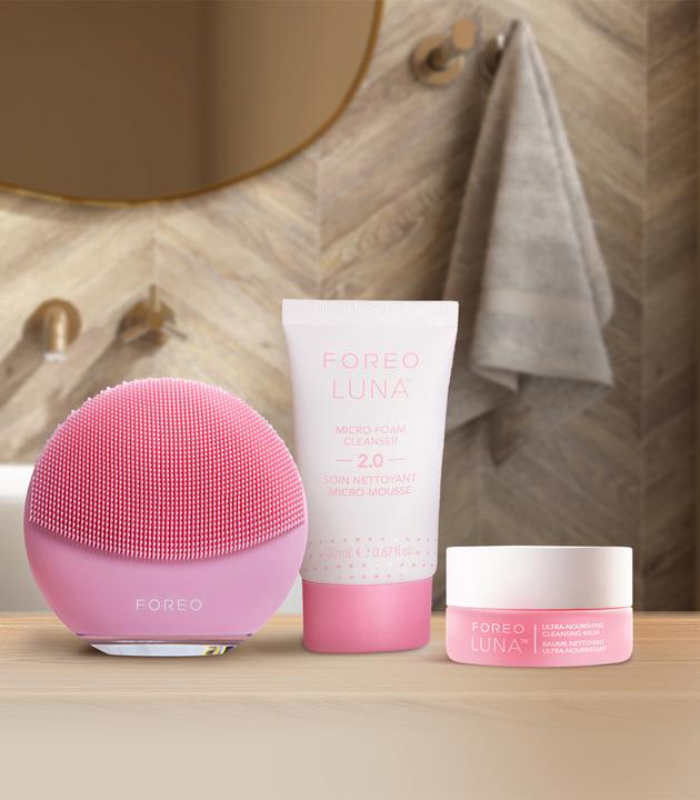 Actual product image Foreo Luna 4 mini Holiday Set