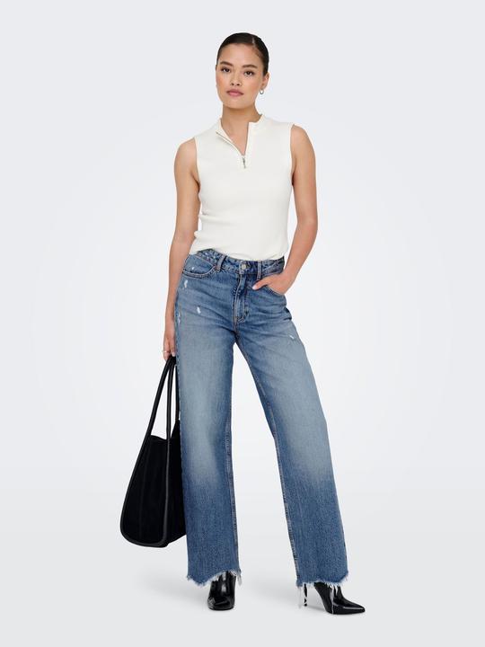 Actual product image Only ONLJUICY Hohe Taille Weiter Beinschnitt Jeans Jeans mit weitem Bein (W30/L32)