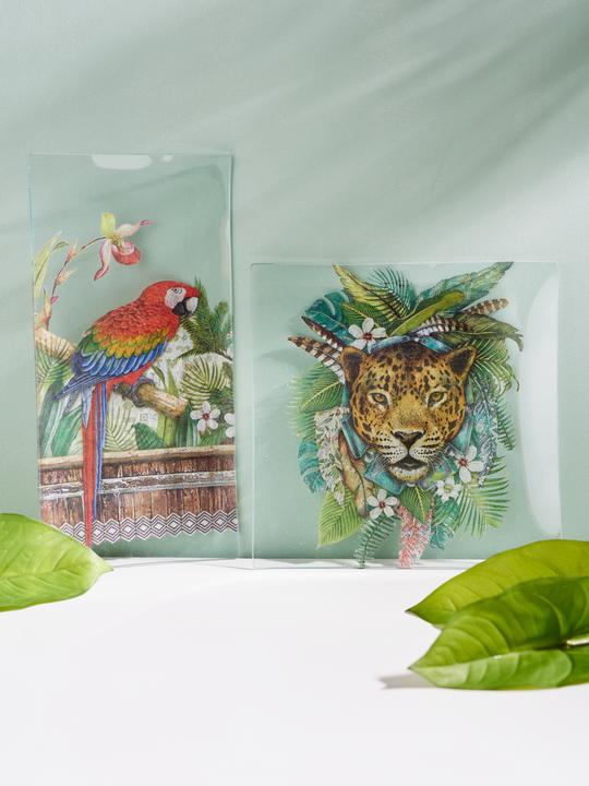Image du produit VBS Assiette en verre, carrée, 25 x 25 cm (1 x)