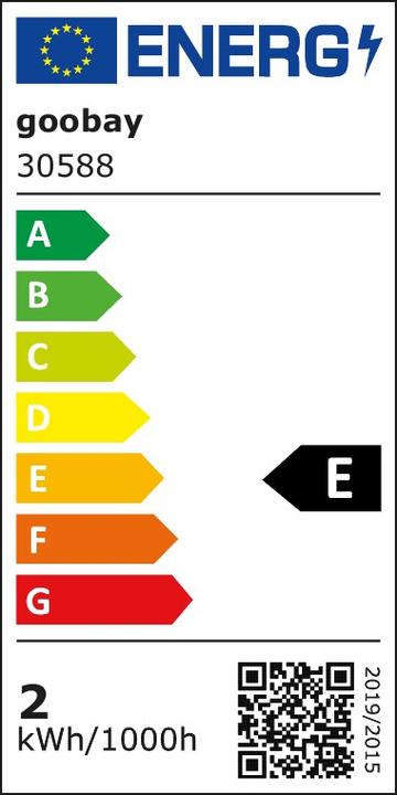 Energie-Label Goobay LED Strahler (G4, 2 W, 230 lm, 1 x, E)