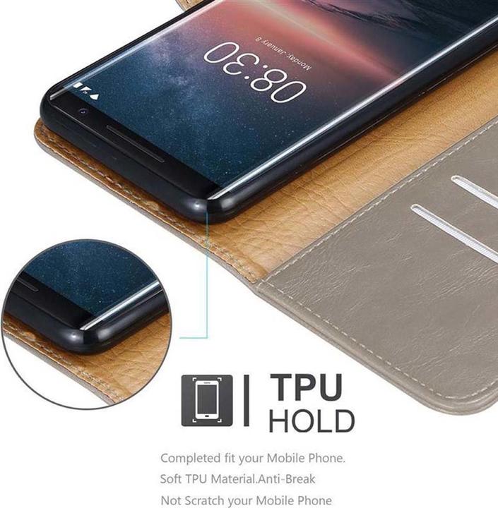 Produktbild Cadorabo Book Luxury Cover (Nokia 8 Sirocco)