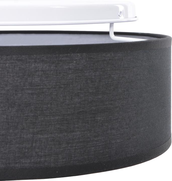 Actual product image VidaXL Deckenlichter Flush Mount Schwarz Ø 38 cm Stoff E27 (E27)
