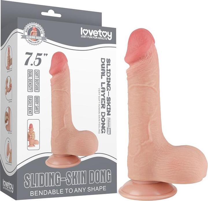 Produktbild Lovetoy Skin Dildo 19.5 cm