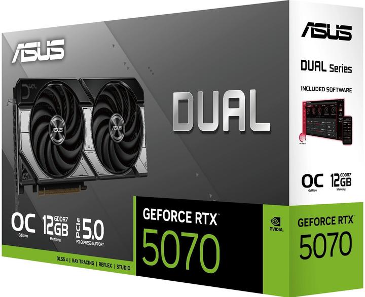Image du produit ASUS Dual GeForce RTX 5070 OC (12 Go)