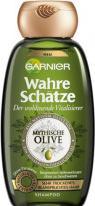 Garnier Wahre Schätze Shampoo mythische olive, 250ml Flasc (250 ml, Flüssiges Shampoo)