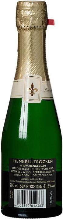 Produktbild Henkell trocken Dry-Sec Feiner Sekt (1 x 20 cl)