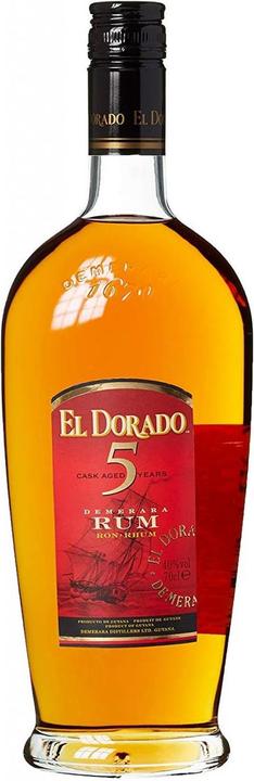 Produktbild El Dorado 5 Years Old Rum (1 x 70 cl)